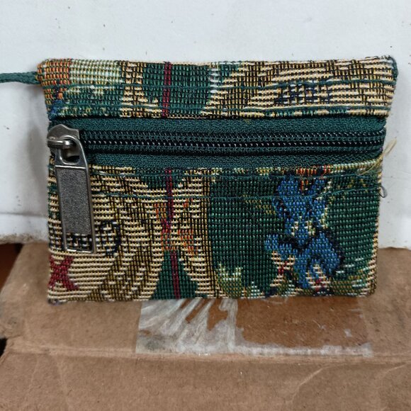 Golf Themed Tapestry Tote Bag With Zippered Pocket & Coin Purse - Picture 11 of 14